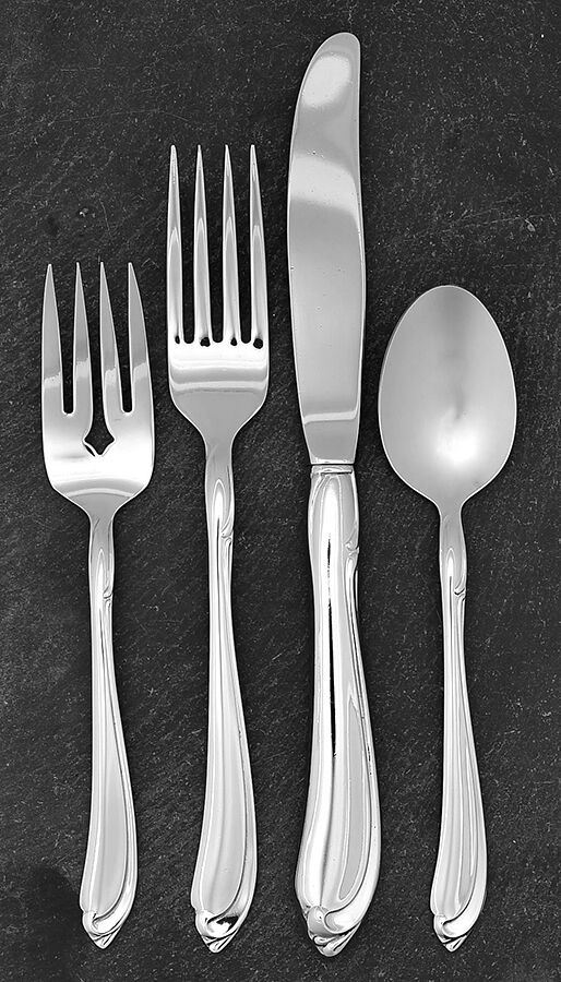 Shasta (Stainless) 4 Piece Place Setting by Oneida Silver-1