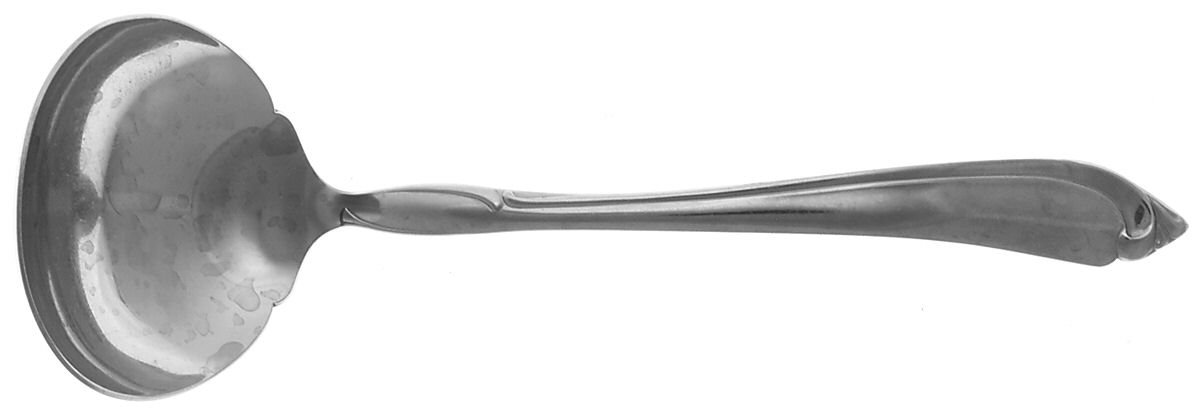 Shasta (Stainless) Solid Gravy Ladle by Oneida Silver-1