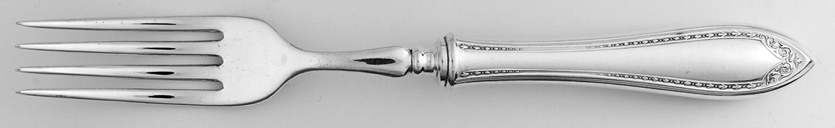 Sheraton (Silverplate, 1910) Hollow Handle Fork by Oneida Silver-1
