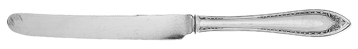Sheraton (Silverplate, 1910) Orange Knife with Silverplate Blade by Oneida Silver-1