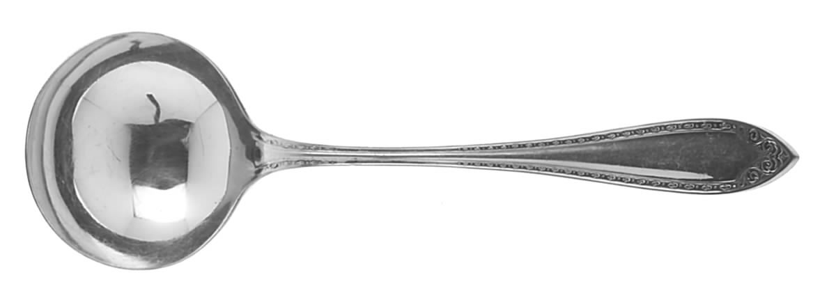 Sheraton (Silverplate, 1910) Round Bowl Soup Spoon (Bouillon) by Oneida Silver-1