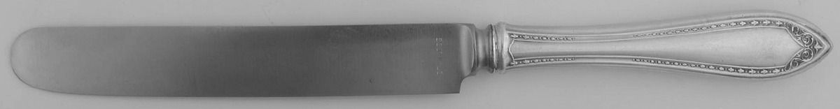 Sheraton (Silverplate, 1910) Blunt Hollow Handle Knife W/Bolster by Oneida Silver-1