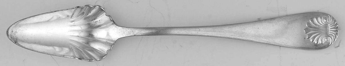 Shell (Silverplate, 1918) Fruit/Orange Spoon by Oneida Silver-1