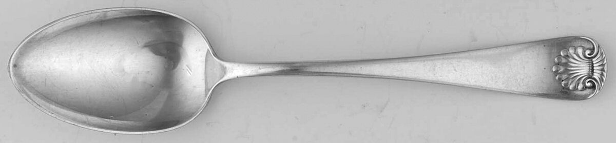 Shell (Silverplate, 1918) Place/Oval Soup Spoon by Oneida Silver-1