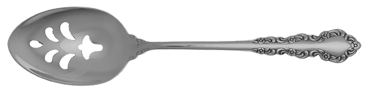 Shelley (Stainless) Pierced Tablespoon (Serving Spoon) HC by Oneida Silver-1