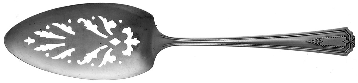 Shelton (Silverplate, 1935) Solid Pierced Pie Server by Oneida Silver-1