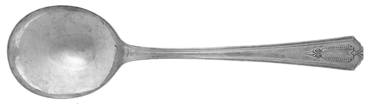 Shelton (Silverplate, 1935) Round Bowl Soup Spoon (Gumbo) by Oneida Silver-1