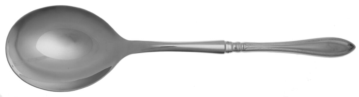 Sheraton (Stainless) Casserole Spoon with Smooth Stainless Bowl HC by Oneida Silver-1
