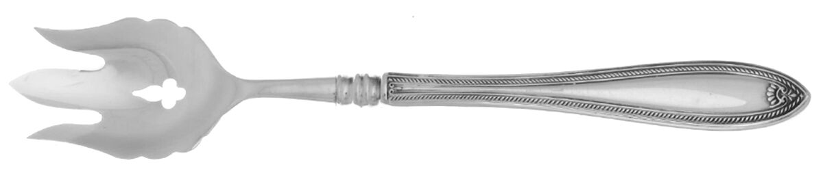 Sheraton (Stainless) Vegetable Serving Fork Solid  HC by Oneida Silver-1