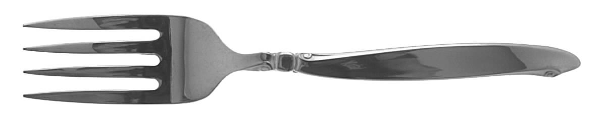 Shoreline (Stainless, Glossy Finish) Individual Salad Fork by Oneida Silver-1