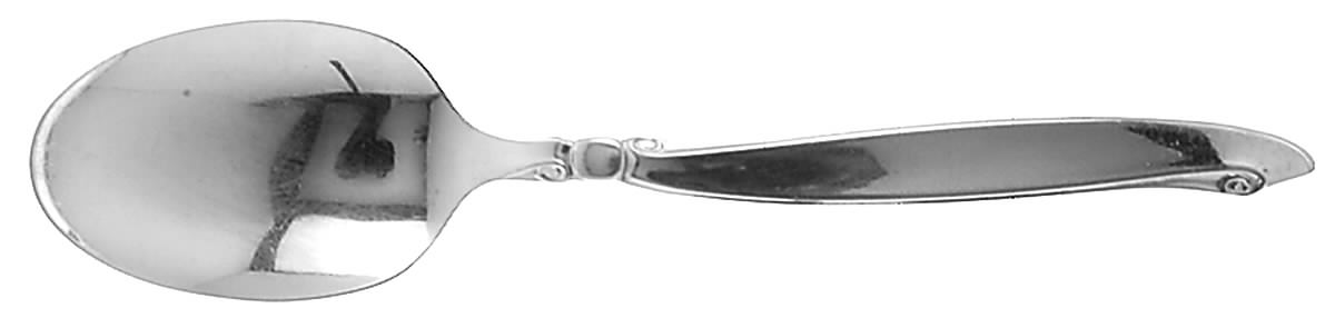 Shoreline (Stainless, Glossy Finish) Tablespoon (Serving Spoon) by Oneida Silver-1