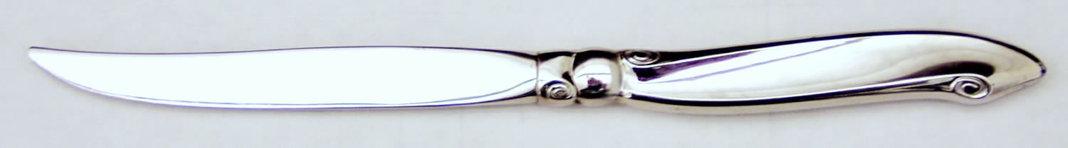 Shoreline (Stainless, Satin Finish) Individual Steak Knife Hollow Handle by Oneida Silver-1