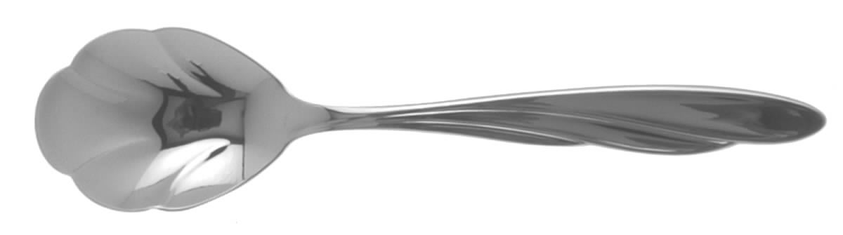 Shoreline (Stainless) Sugar Shell Spoon by Oneida Silver-1