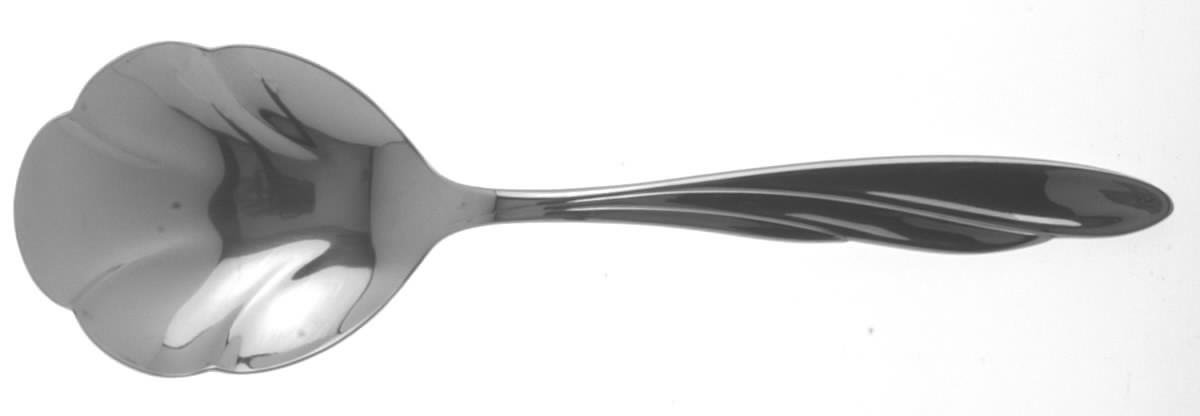 Shoreline (Stainless) Solid Shell Casserole Spoon by Oneida Silver-1