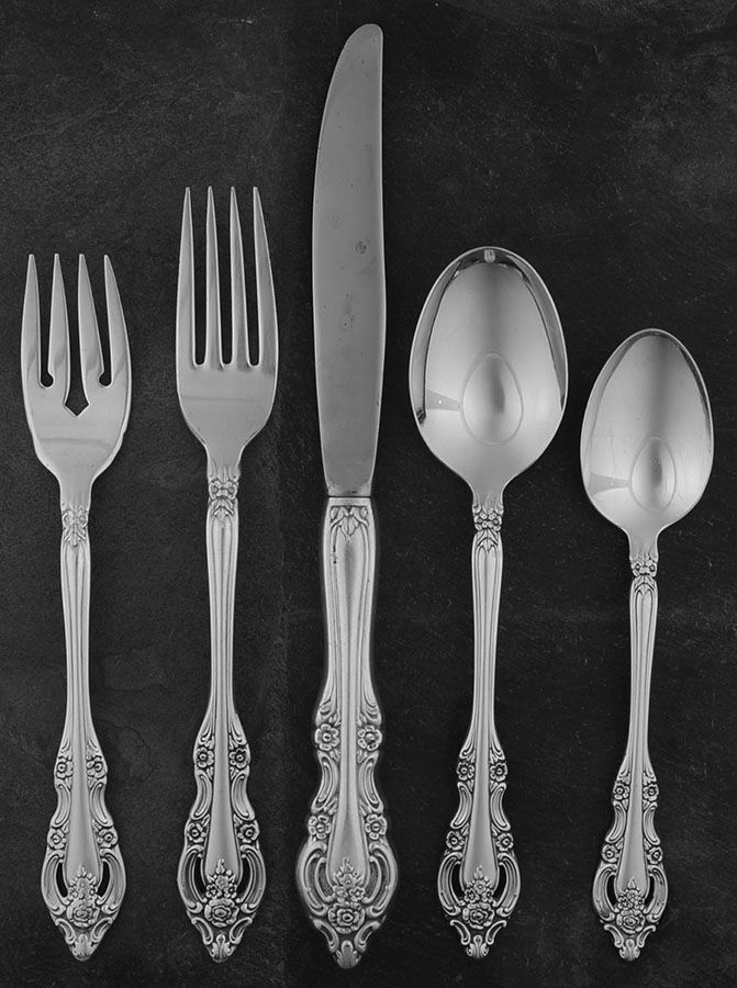 Silver Artistry (Silverplate, 1965) 40 Piece Estate Set by Oneida Silver-1