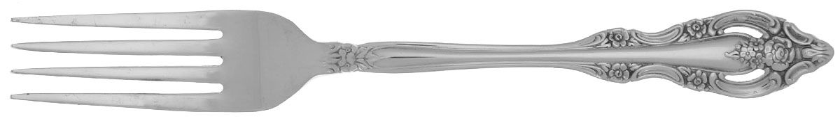 Silver Artistry (Silverplate, 1965) Large Dinner Fork by Oneida Silver-1