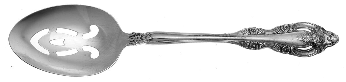 Silver Artistry (Silverplate, 1965) Pierced Tablespoon (Serving Spoon) by Oneida Silver-1