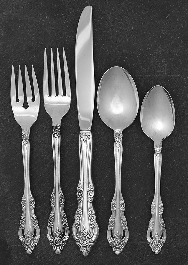 Silver Artistry (Silverplate, 1965) 5 Piece Place Setting by Oneida Silver-1