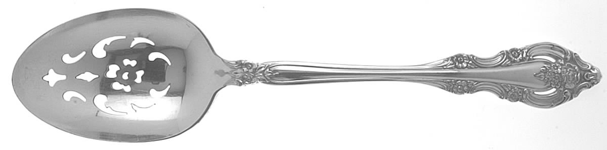 Silver Artistry (Silverplate, 1965) Pierced Tablespoon (Serving Spoon) by Oneida Silver-1