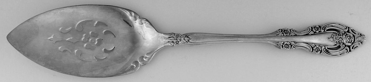 Silver Artistry (Silverplate, 1965) Pierced Solid Pie Server by Oneida Silver-1