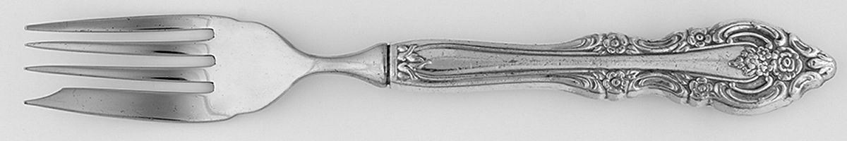 Silver Artistry (Silverplate, 1965) Individual Hollow Fish Fork, Stainless Tines by Oneida Silver-1