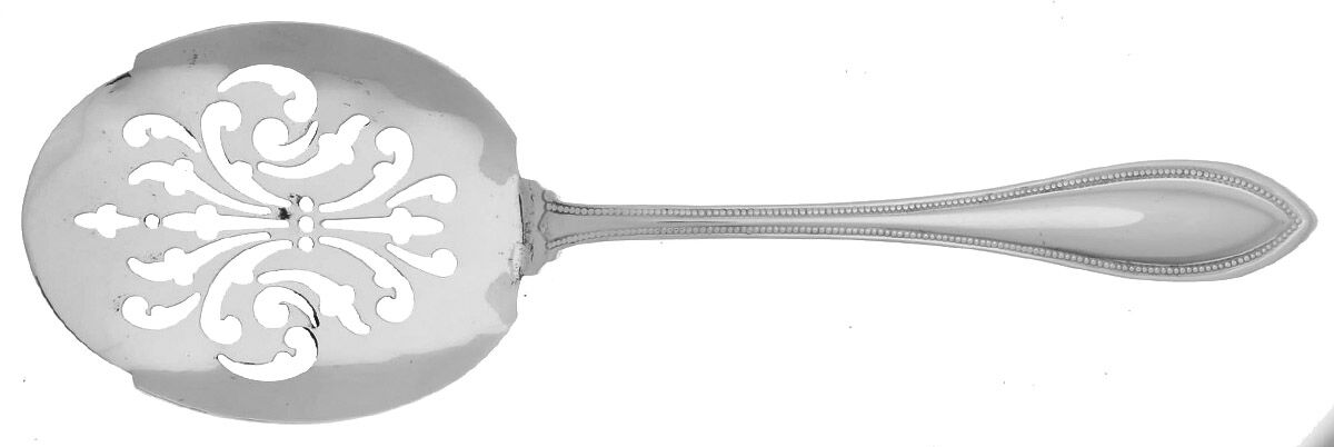 Silver Arbor (Silverplate) Croquette Server with Silverplate Bowl HC by Oneida Silver-1