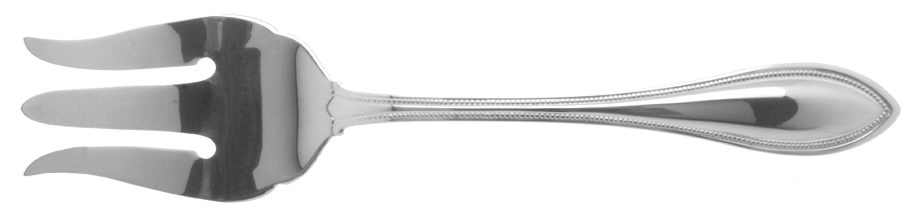 Silver Arbor (Silverplate) Medium Solid Cold Meat Serving Fork by Oneida Silver-1