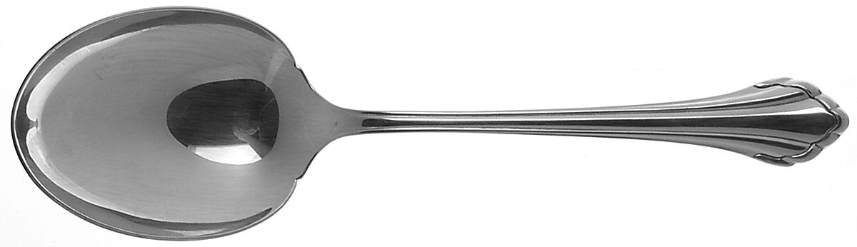 Silver Clarette (Silverplate) Solid Smooth Casserole Spoon by Oneida Silver-1