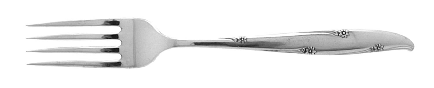 Silver Flower (Silverplate, 1960) Fork by Oneida Silver-1