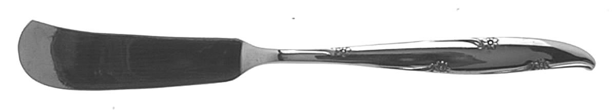 Silver Flower (Silverplate, 1960) Flat Handle Master Butter Knife by Oneida Silver-1