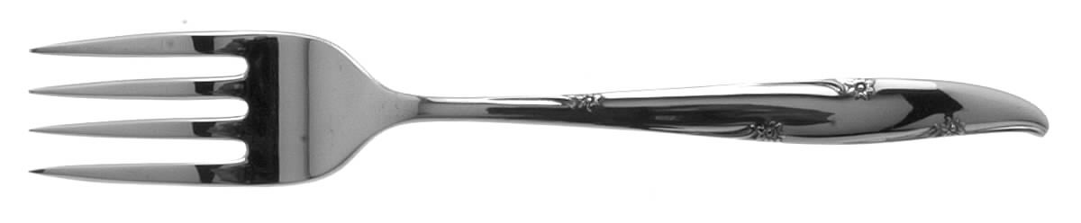 Silver Flower (Silverplate, 1960) Individual Salad Fork by Oneida Silver-1