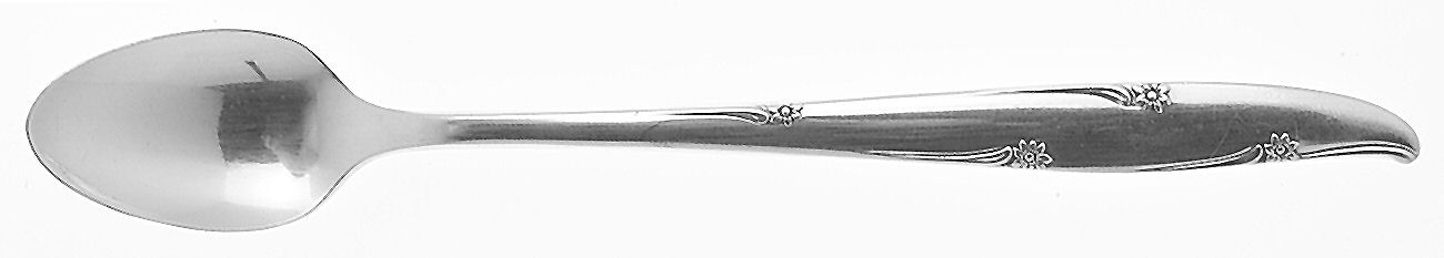 Silver Flower (Silverplate, 1960) Infant Feeding Spoon by Oneida Silver-1