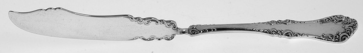Simeon No. 1 (Silverplate, 1907) Flat Handle Master Butter Knife by Oneida Silver-1