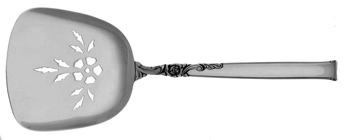 Silver Rose (Sterling, 1956) Tomato Server, Solid Piece by Oneida Silver-1