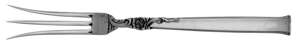 Silver Rose (Sterling, 1956) Lemon Fork by Oneida Silver-1