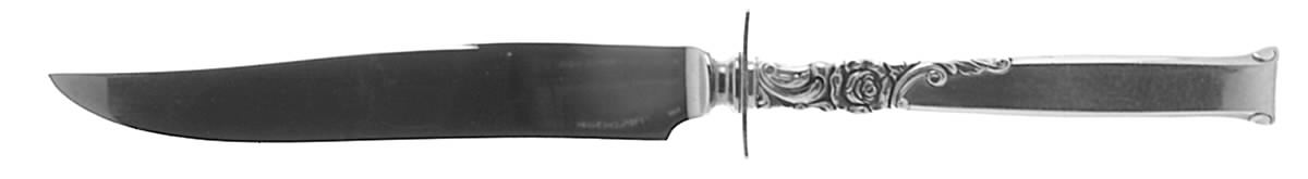 Silver Rose (Sterling, 1956) Small Carving Knife W/Sterling Guard by Oneida Silver-1