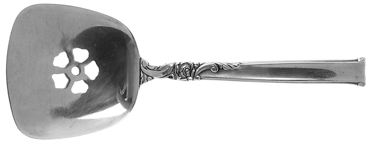 Silver Rose (Sterling, 1956) Solid Bon Bon Spoon by Oneida Silver-1