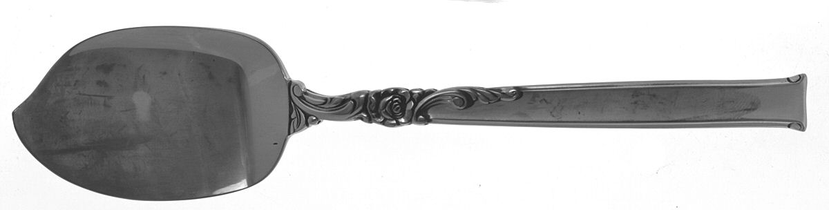 Silver Rose (Sterling, 1956) Large Solid Jelly Server by Oneida Silver-1
