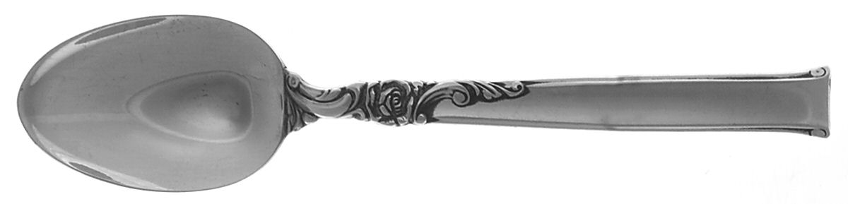 Silver Rose (Sterling, 1956) Demitasse Spoon by Oneida Silver-1