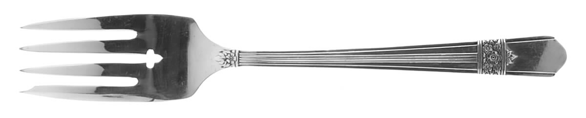 Silver Rose (Silverplate, 1940) Individual Salad Fork by Oneida Silver-1