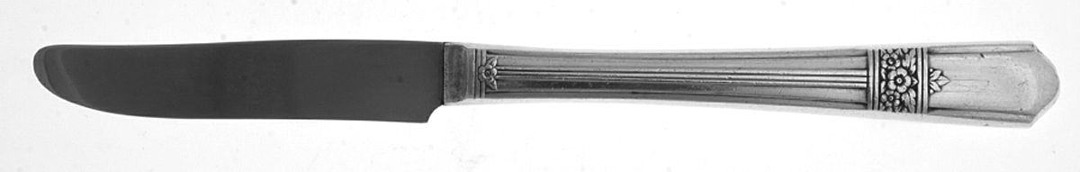 Silver Rose (Silverplate, 1940) New French Hollow Grille Knife by Oneida Silver-1