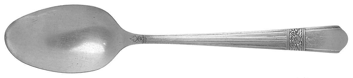 Silver Rose (Silverplate, 1940) Tablespoon (Serving Spoon) by Oneida Silver-1