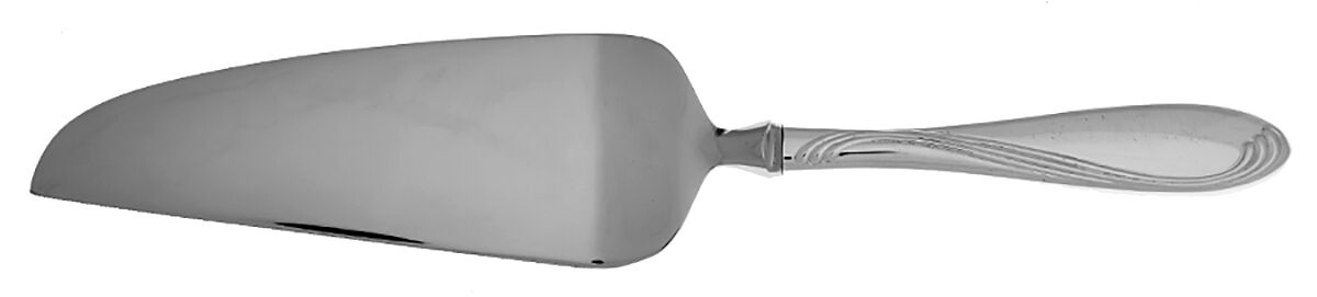 Silver Scroll (Silverplate) Pie and Cake Server with Stainless Blade HC by Oneida Silver-1