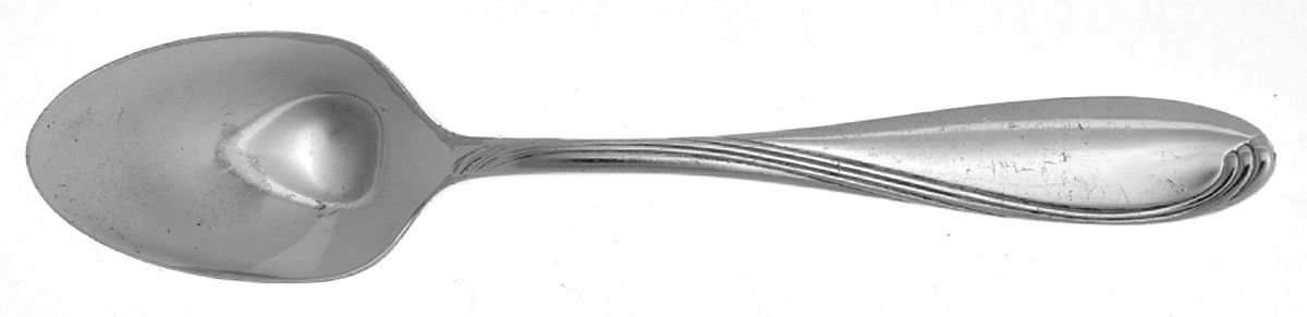 Silver Scroll (Silverplate) Five O'Clock Teaspoon by Oneida Silver-1