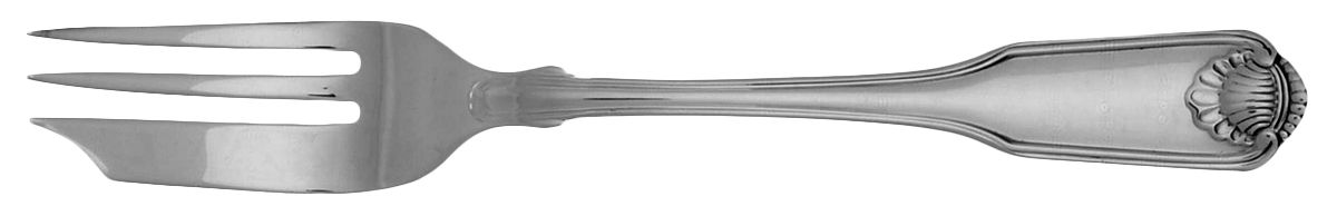 Silver Shell (Silverplate, 1978) Pastry Fork by Oneida Silver-1
