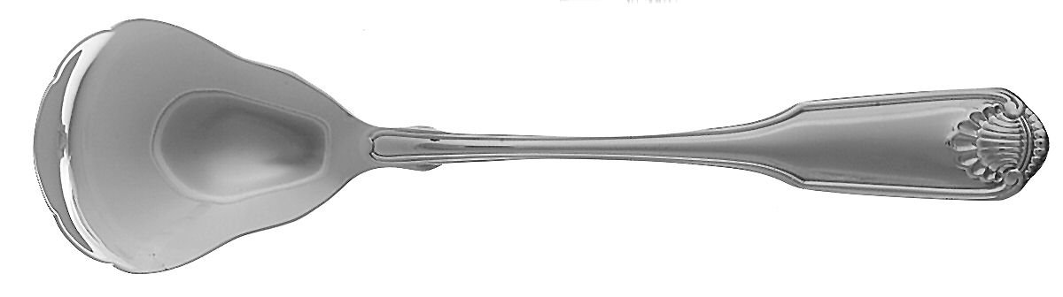 Silver Shell (Silverplate, 1978) Sugar Spoon by Oneida Silver-1