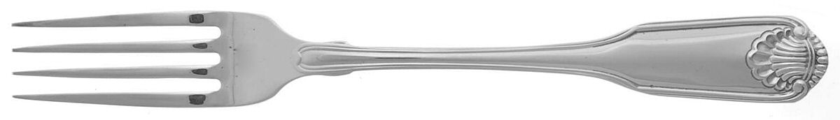 Silver Shell (Silverplate, 1978) Fork by Oneida Silver-1