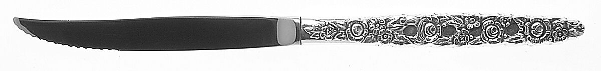 Silver Valentine (Silverplate, 1973) Individual Steak Knife Hollow Handle by Oneida Silver-1