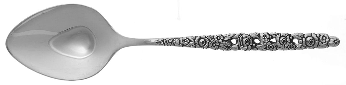 Silver Valentine (Silverplate, 1973) Place/Oval Soup Spoon by Oneida Silver-1