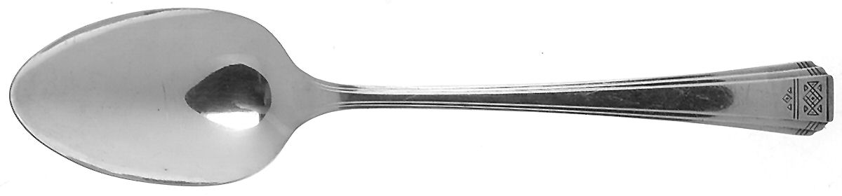 Skyline-Skycrest (Silverplate, 1930) Tablespoon (Serving Spoon) by Oneida Silver-1
